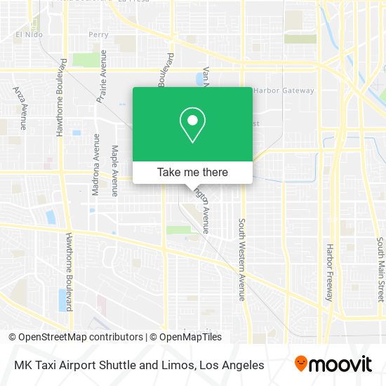 MK Taxi Airport Shuttle and Limos map