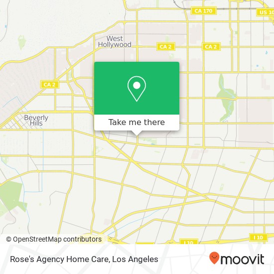 Mapa de Rose's Agency Home Care