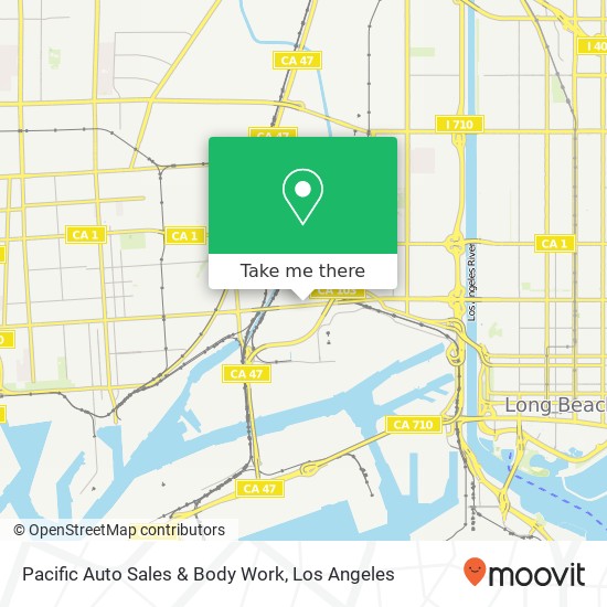 Pacific Auto Sales & Body Work map