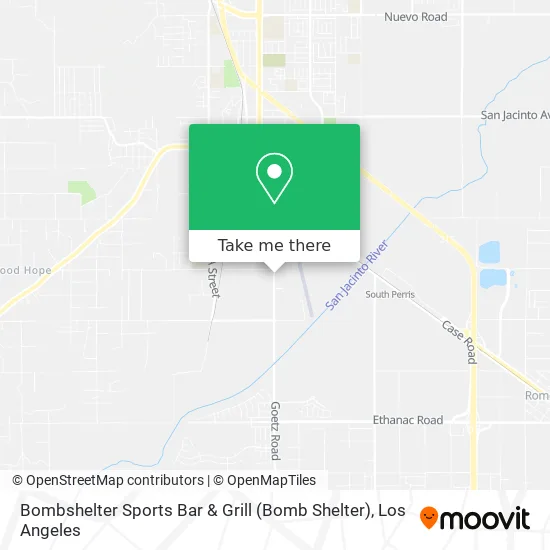 Bombshelter Sports Bar & Grill (Bomb Shelter) map