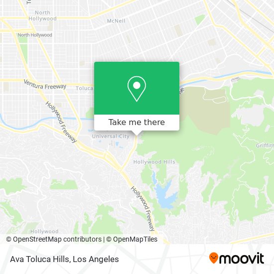 Ava Toluca Hills map