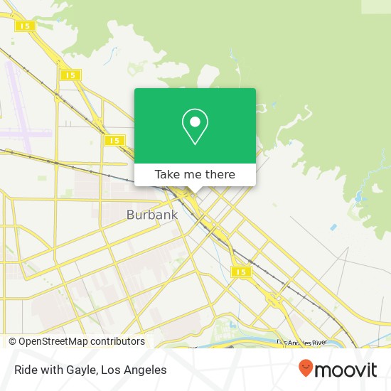 Ride with Gayle map