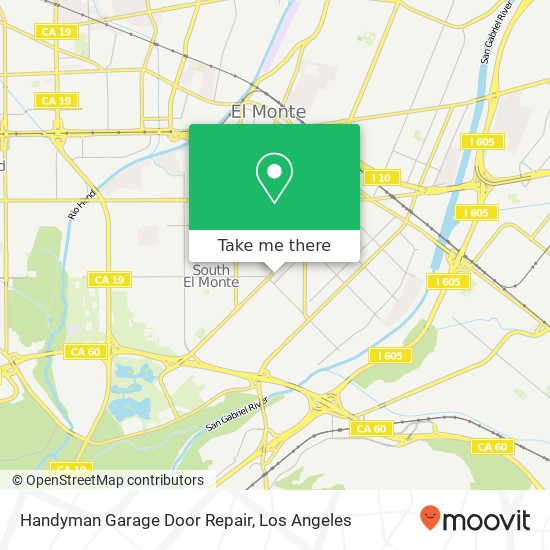 Mapa de Handyman Garage Door Repair