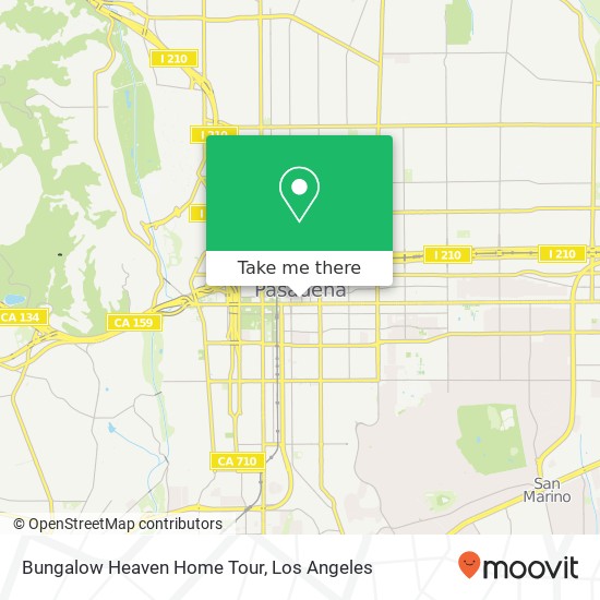 Bungalow Heaven Home Tour map