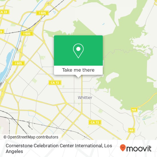 Cornerstone Celebration Center International map