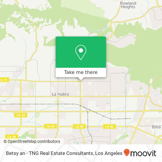 Betsy an - TNG Real Estate Consultants map