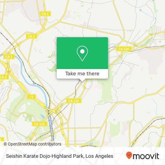 Seishin Karate Dojo-Highland Park map