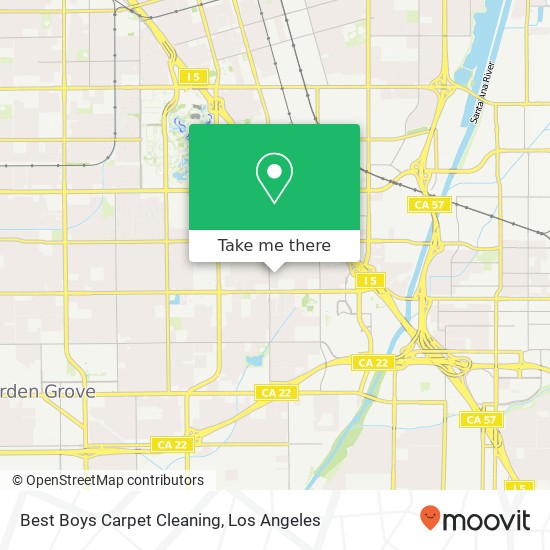 Best Boys Carpet Cleaning map