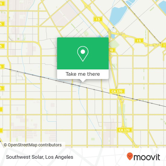 Southwest Solar map