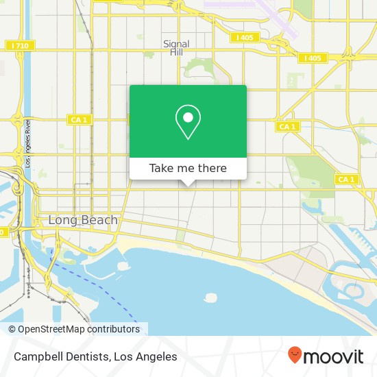 Campbell Dentists map