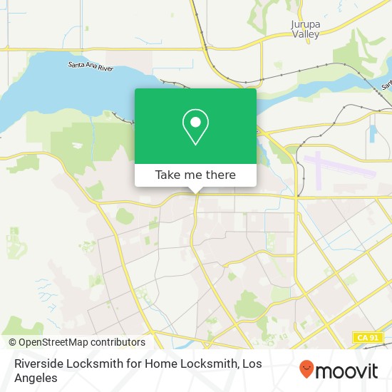 Mapa de Riverside Locksmith for Home Locksmith