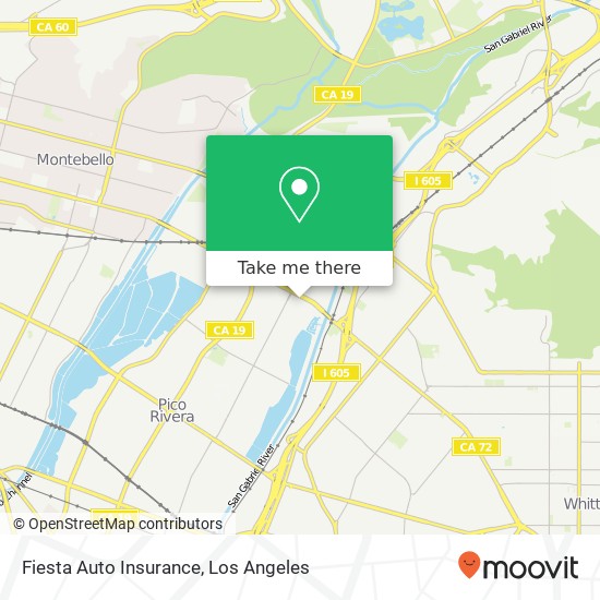 Fiesta Auto Insurance map