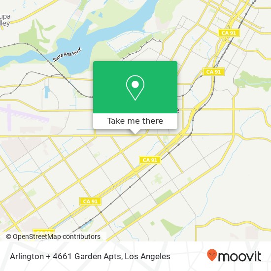 Arlington + 4661 Garden Apts map