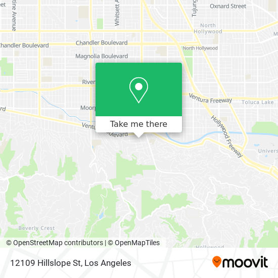 Mapa de 12109 Hillslope St