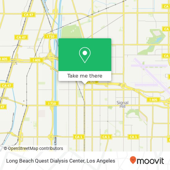 Mapa de Long Beach Quest Dialysis Center