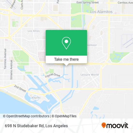 698 N Studebaker Rd map