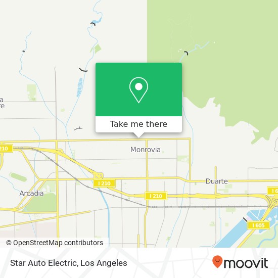 Star Auto Electric map