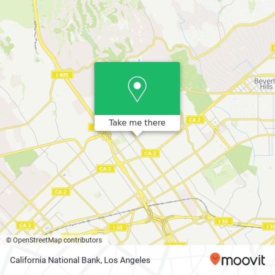 Mapa de California National Bank