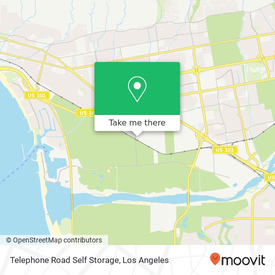 Mapa de Telephone Road Self Storage