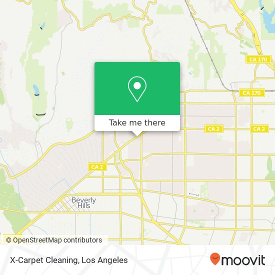 X-Carpet Cleaning map