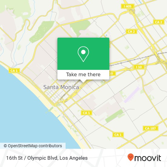 Mapa de 16th St / Olympic Blvd