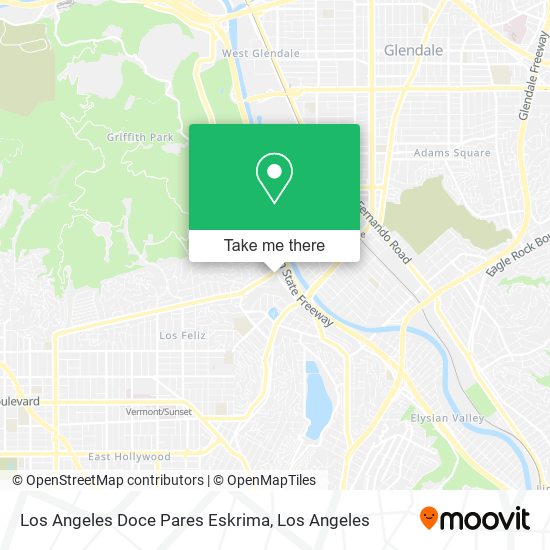 Los Angeles Doce Pares Eskrima map