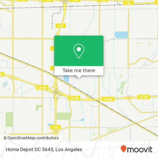 Mapa de Home Depot DC 5645