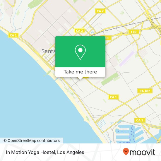 In Motion Yoga Hostel map