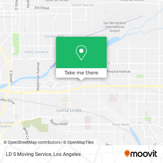 LD S Moving Service map
