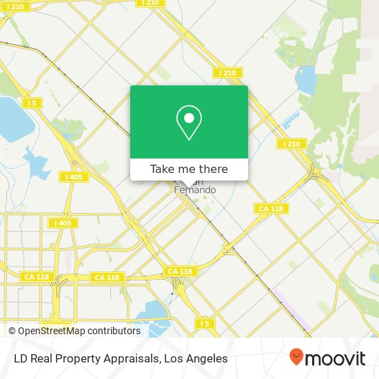 Mapa de LD Real Property Appraisals