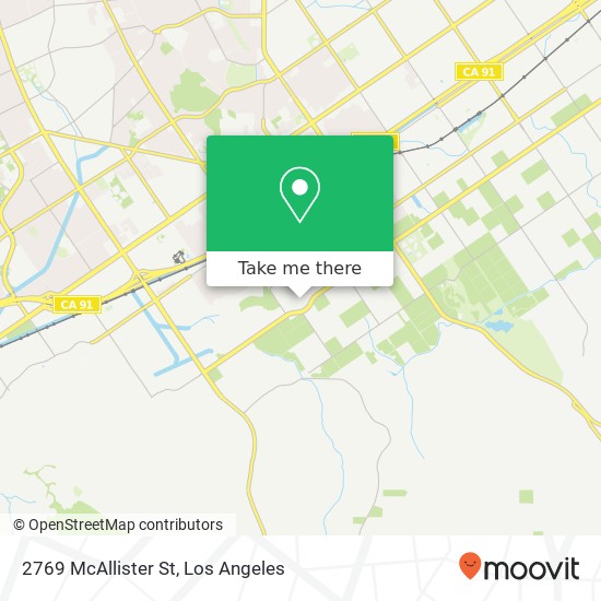 Mapa de 2769 McAllister St