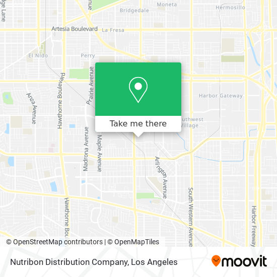 Nutribon Distribution Company map