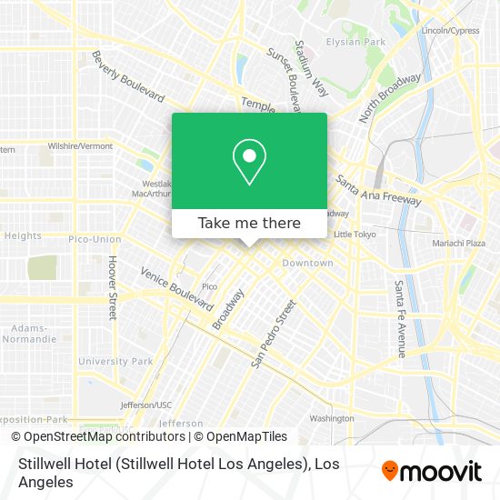 Mapa de Stillwell Hotel (Stillwell Hotel Los Angeles)