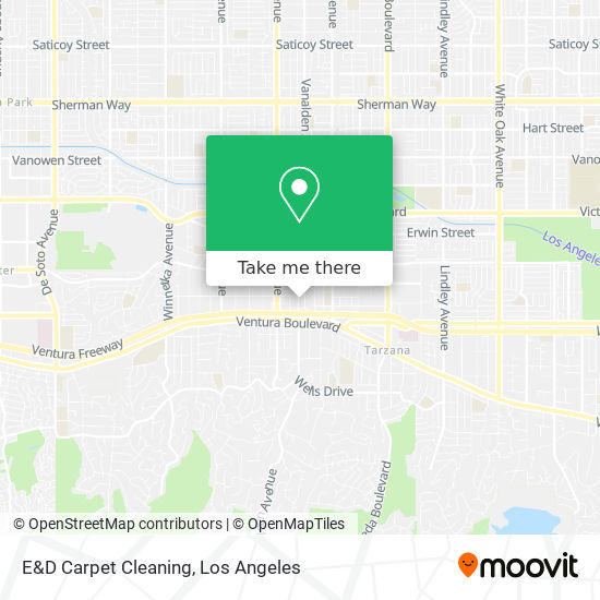 E&D Carpet Cleaning map