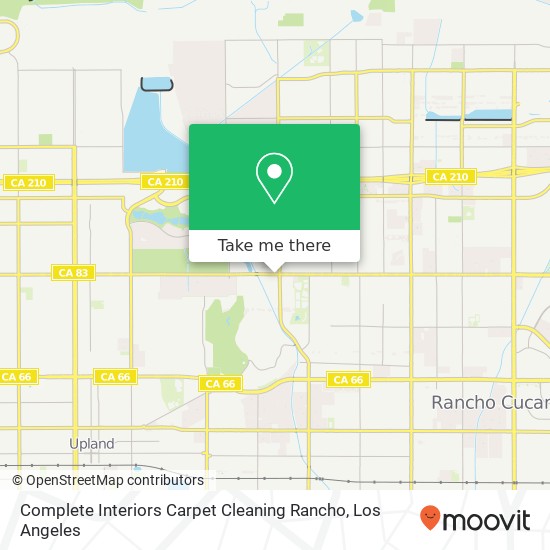 Complete Interiors Carpet Cleaning Rancho map