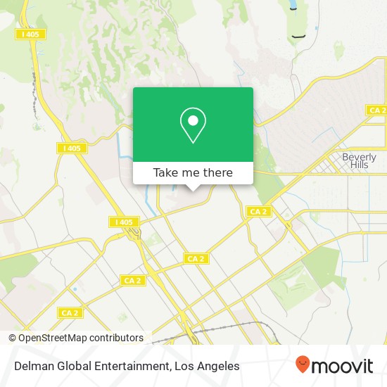 Mapa de Delman Global Entertainment