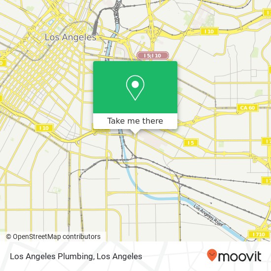 Mapa de Los Angeles Plumbing