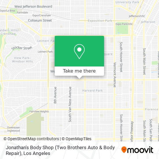 Jonathan's Body Shop (Two Brothers Auto & Body Repair) map