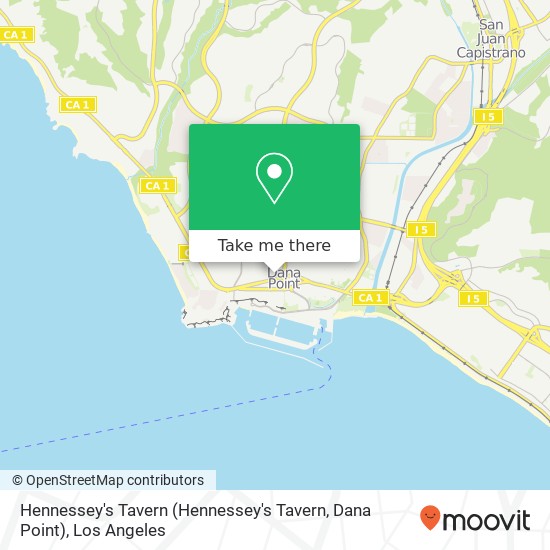 Mapa de Hennessey's Tavern (Hennessey's Tavern, Dana Point)