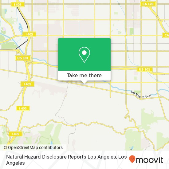 Natural Hazard Disclosure Reports Los Angeles map