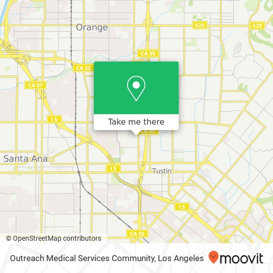 Mapa de Outreach Medical Services Community