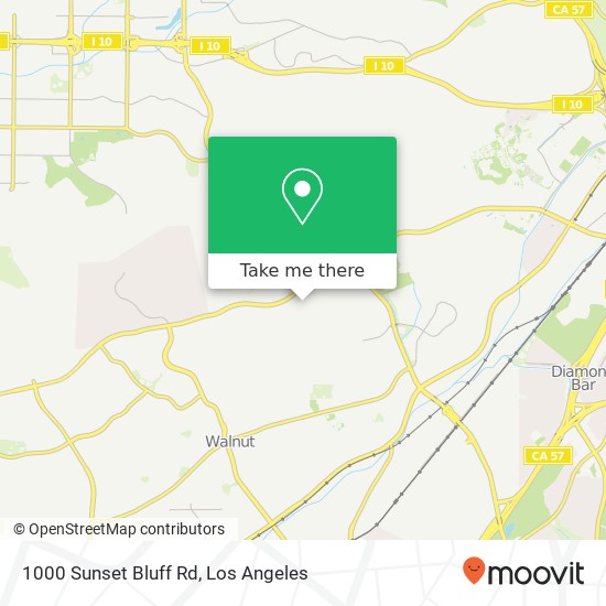 1000 Sunset Bluff Rd map