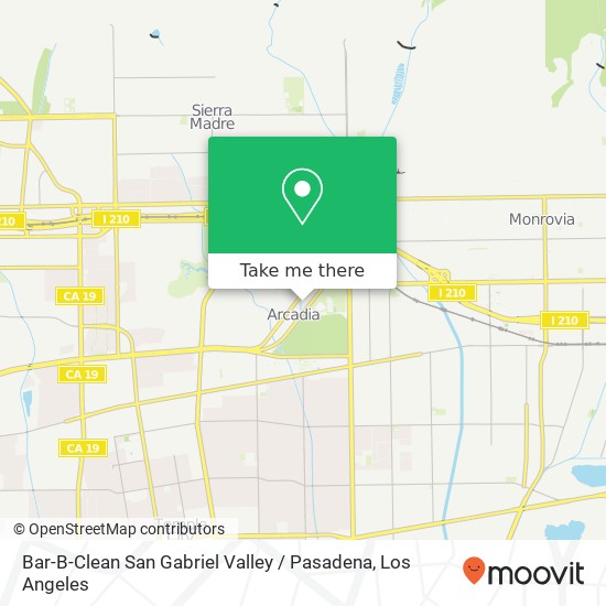 Mapa de Bar-B-Clean San Gabriel Valley / Pasadena