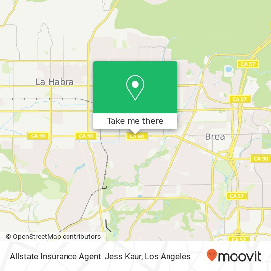Allstate Insurance Agent: Jess Kaur map