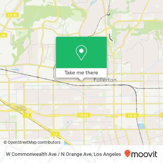 Mapa de W Commonwealth Ave / N Orange Ave