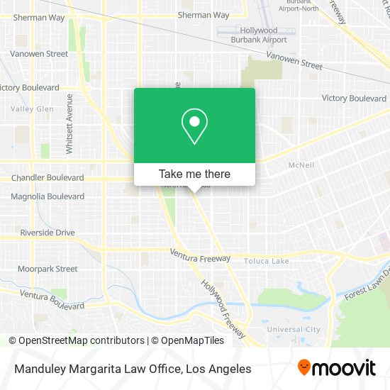 Mapa de Manduley Margarita Law Office
