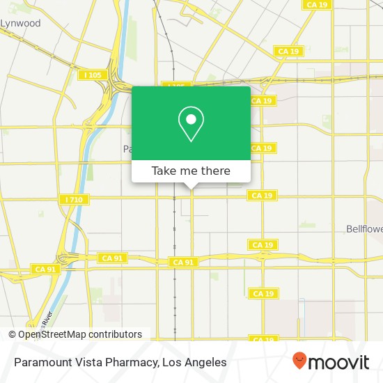 Paramount Vista Pharmacy map