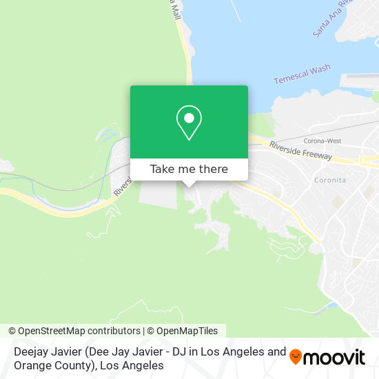 Deejay Javier (Dee Jay Javier - DJ in Los Angeles and Orange County) map