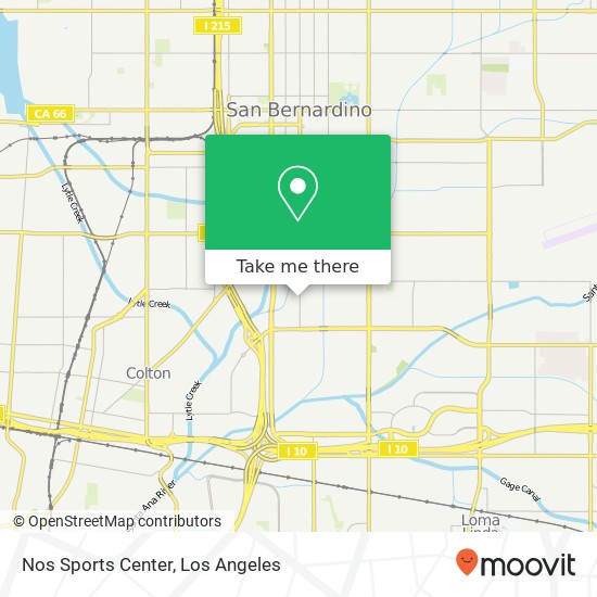 Nos Sports Center map