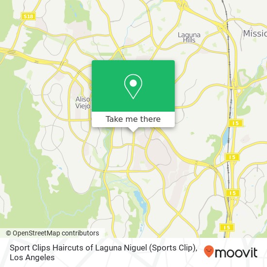 Mapa de Sport Clips Haircuts of Laguna Niguel (Sports Clip)